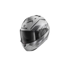 PŘILBA SHARK EVO ES YARI MAT PŘEKLOPNÁ (ČERNÁ/MATNÁ/ŠEDÁ)