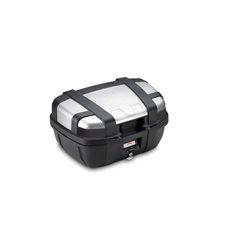 GIVI TRK 52N KUFR TREKKER ČERNÝ S HLINÍKOVÝM VÍKEM (MONOKEY), OBJEM 52 LTR.