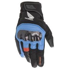 RUKAVICE SMX Z DRYSTAR HONDA KOLEKCE, ALPINESTARS (SVĚTLE ŠEDÁ/ČERNÁ/MODRÁ/ČERVENÁ)