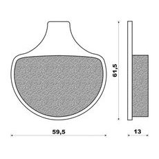 BRZDOVÉ DESTIČKY (SMĚS ROAD HD ORGANIC) NEWFREN (2 KS V BALENÍ)