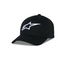 KŠILTOVKA AGELESS SNAPBACK, ALPINESTARS (ČERNÁ/BÍLÁ)
