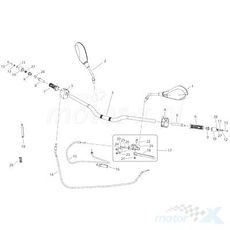 ŘÍDÍTKA HANDLEBAR QJMOTOR TRX, BENELLI BN125 40101L290100