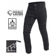 TRILOBITE PÁNSKÉ KALHOTY PARADO DOUBLELAYER SLIM FIT ČERNÉ