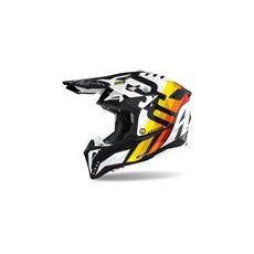 PŘILBA AVIATOR 3.0 RAINBOW, AIROH (LESKLÁ BÍLÁ)