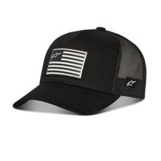 ALPINESTARS KŠILTOVKA FLAG SNAP HAT (ČERNÁ)