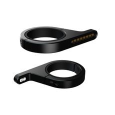 BLINKRY NA TRUBKY PŘEDNÍ VIDLICE DARKTURNER, OXFORD (BLACK)