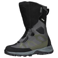 IXS PÁNSKÉ MOTO BOTY VENTURE-STX 1.0 ČERNO ZELENO ŠEDÉ