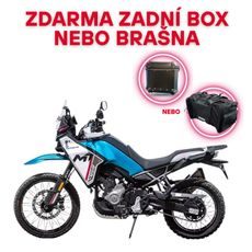 CFMOTO 450MT-RX ZEPHYR BLUE E5+ ZADNÍ BOX NEBO BRAŠNA ZDARMA