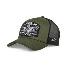 KŠILTOVKA HERITAGE PATCH TRUCKER, ALPINESTARS (ZELENÁ/ČERNÁ)