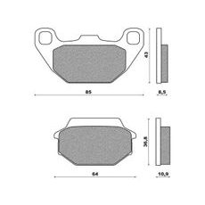 BRZDOVÉ DESTIČKY (SMĚS SCOOTER ELITE ORGANIC) NEWFREN (2 KS V BALENÍ)