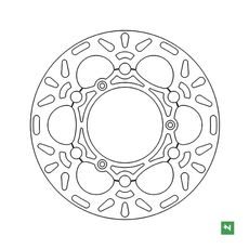 BRZDOVÝ KOTOUČ PLOVOUCÍ ZVĚTŠENÝ 250 MM, NEWFREN