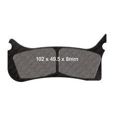 BRZDOVÉ DESTIČKY EBC MXS406