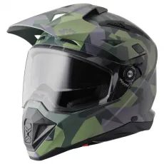 GMS ENDURO PŘILBA ADVENTUS CAMO MATNĚ ZELENO-ČERNO-MASKÁČOVÁ