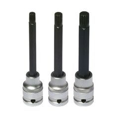 SADA DVANÁCTIHRANÝCH PRODLOUŽENÝCH HLAVIC PRO 1/2" RÁČNU, BIKESERVICE