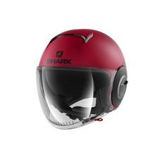 OTEVŘENÁ PŘILBA SHARK NANO STREET NEON NEON COLOUR BLACK/MATT/RED
