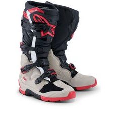 BOTY TECH 7 ENDURO, ALPINESTARS (ČERNÁ/SVĚTLE ŠEDÁ/ČERVENÁ) 2026