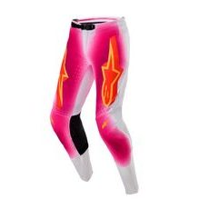 KALHOTY SUPERTECH LIMITOVANÁ EDICE MIG, ALPINESTARS (RŮŽOVÁ FLUO/BÍLÁ/ORANŽOVÁ) 2025