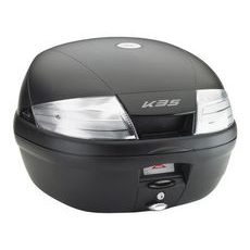 TOPCASE, KAPPA (35L, ČERNÝ NELAKOVANÝ + KOUŘOVÁ ODRAZKA)