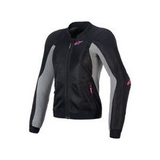 BUNDA STELLA TROOP-AIR, ALPINESTARS, DÁMSKÁ (ČERNÁ/ŠEDÁ/RŮŽOVÁ FLUO) 2025