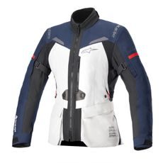 BUNDA STELLA ST-7 GORE-TEX, ALPINESTARS, DÁMSKÁ (SVĚTLE ŠEDÁ/MODRÁ/ČERNÁ) 2024
