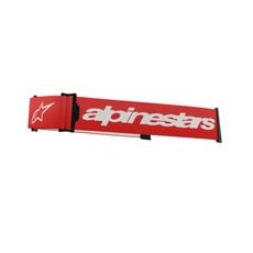 NÁHRADNÍ TEXTILNÍ POPRUH PRO BRÝLE SUPERTECH, ALPINESTARS (ČERVENÁ/BÍLÁ)