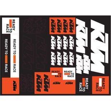 KTM ARCH SAMOLEPEK TEAM CORPORATE STICKER SHEET