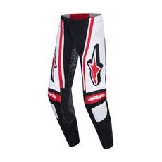 KALHOTY TECHSTAR NOMUR, ALPINESTARS (ČERNÁ/BÍLÁ/ČERVENÁ) 2026