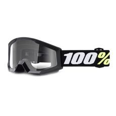 DĚTSKÉ MOTOKROSOVÉ BRÝLE 100% STRATA MINI GRON BLACK