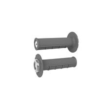 ODI GRIPS HALF-WAFFLE V2.1 ATV MX GRIP 125MM GRAPHITE/SILVER