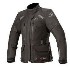 BUNDA STELLA ANDES DRYSTAR, TECH-AIR 5 KOMPATIBILNÍ, ALPINESTARS, DÁMSKÁ (ČERNÁ/TMAVĚ ŠEDÁ)