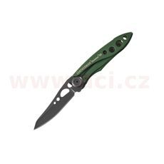 LEATHERMAN SKELETOOL KB OG GREEN - ZAVÍRACÍ NŮŽ S OTVÍRÁKEM LAHVÍ, ROVNÁ ČEPEL