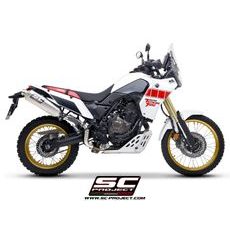 SC-PROJECT RALLY RAID TITANOVÝ VÝFUK E5+, HORNÍ UCHYCENÍ ,YAMAHA TENERE 700 (2025)