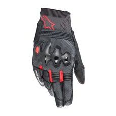 RUKAVICE MORPH SPORT, ALPINESTARS (ČERNÁ/ČERVENÁ FLUO/TMAVĚ ŠEDÁ) 2024