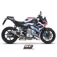 SC-PROJECT TITANOVÝ VÝFUK CR-T S MŘÍŽKOU PROTI KAMENŮM BMW M 1000 RR (23-24) E5