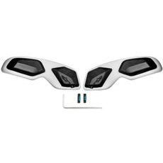 SLIDERY ŠPIČKY PRO BOTY SMX-6 V2, ALPINESTARS (ČERNÁ/BÍLÁ, PLAST, PÁR)