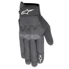 RUKAVICE STATED AIR, ALPINESTARS (ČERNÁ/STŘÍBRNÁ) 2024