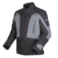 MOTOCYKLOVÁ BUNDA MODEKA HYDRON ČERNOŠEDÁ