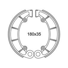 BRZDOVÉ OBLOŽENÍ (STANDARDNÍ MATERIÁL) NEWFREN (2 KS V BALENÍ)
