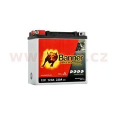 BATERIE 12V, ETX 14, 12AH, 220A, BANNER BIKE BULL AGM PRO 150X88X145