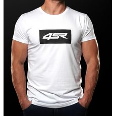 4SR PÁNSKÉ TRIČKO LOGO CARBON WHITE