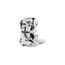 ALPINESTARS BOTY TECH 10 SUPERVENTED PERFOROVANÉ (BÍLÁ)
