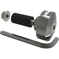 ZÁVAŽÍ DO ŘÍDÍTEK BAR ENDS 1 S REDUKCÍ PRO VNITŘNÍ PRŮMĚR 13 A 18 MM(VNĚJŠÍ 22 A 28,6 MM) STŘÍBRNÉ