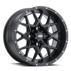 ITP HURRICANE 15X7 (5+2) 4/136 MATTE BLACK
