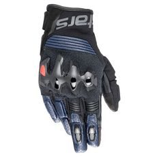 RUKAVICE HALO, ALPINESTARS (ČERNÁ/MODRÁ)