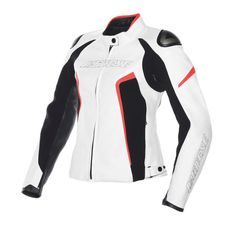 DÁMSKÁ KOŽENÁ BUNDA NA MOTORKU DAINESE RACING D1 PELLE LADY 42