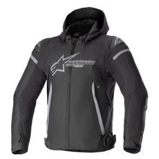 BUNDA ZACA WATERPROOF, ALPINESTARS (ČERNÁ/TMAVĚ ŠEDÁ) 2024