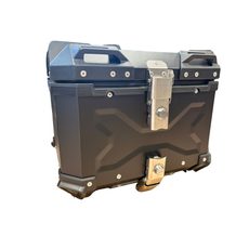 KUFR HLINÍKOVÝ DB TOPCASE 36L ČERNÝ + PLOTNA + SÍŤKA NA ZA ZAVAZADLA ZDARMA