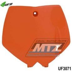 TABULKA PŘEDNÍ KTM 65SX / 02-08 - (BARVA ORANŽOVÁ)