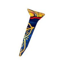 AERODYNAMICKÝ SPOILER PRO PŘILBY SUPERTECH R10 MARTHAINATOR STANDARDNÍ PROFIL, ALPINESTARS (MODRÁ PERLEŤ/ZLATÁ/ČERVENÁ)