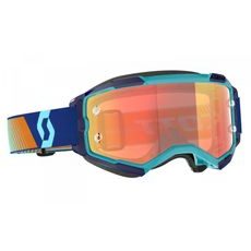 SCOTT MOTOKROSOVÉ BRÝLE GOGGLE FURY MODRO ORANŽOVÉ 